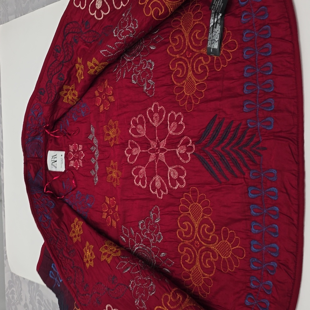 Zara Multicolor Embroidered Patchwork Jacket - image 16
